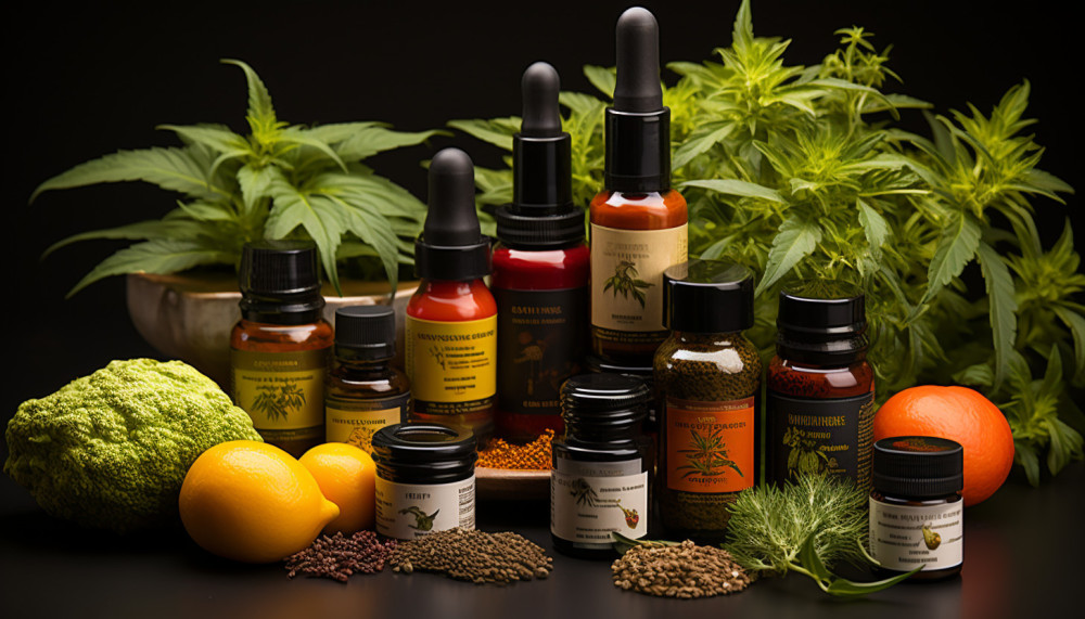 Quelques types de produits du CBD